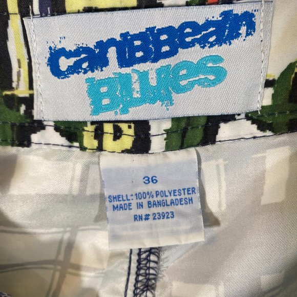 Caribbean Blues Men's Shorts NWOT Men's Size 36 - Picture 3 of 7